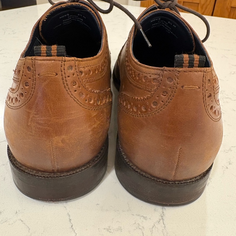 Cole Haan Men’s Brown Leather Wingtip Brogue Dress Shoes - Size 8.5 - Picture 10 of 10